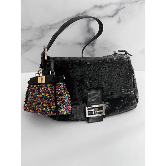Fendi multicolor beaded mini peekaboo - Picture 7 of 7
